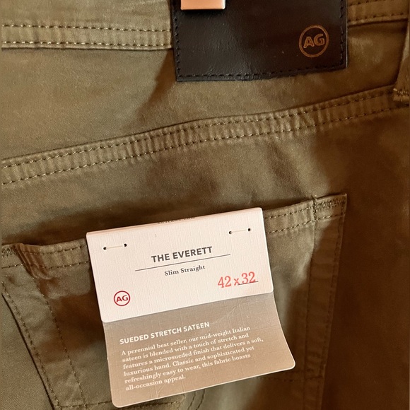 NWT AG Jeans Everett Chino 42x32 - Picture 3 of 4